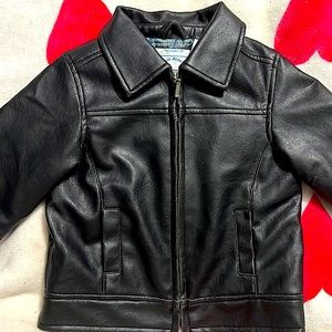 faux leather jacket size 18 months boys or girls.